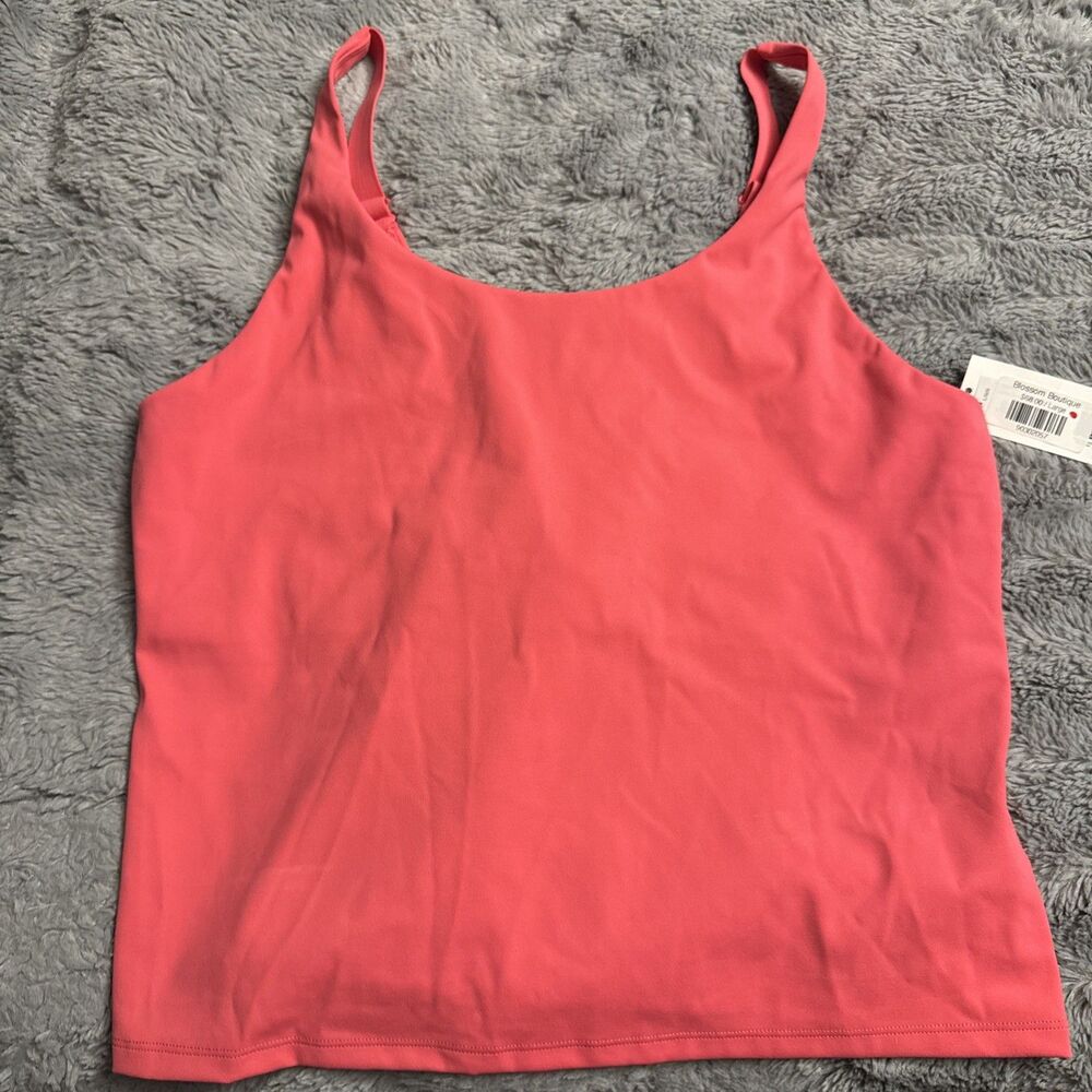 Spanx Women Coral Contour Stretch Shelf Bra Tank Top Size Large NWT